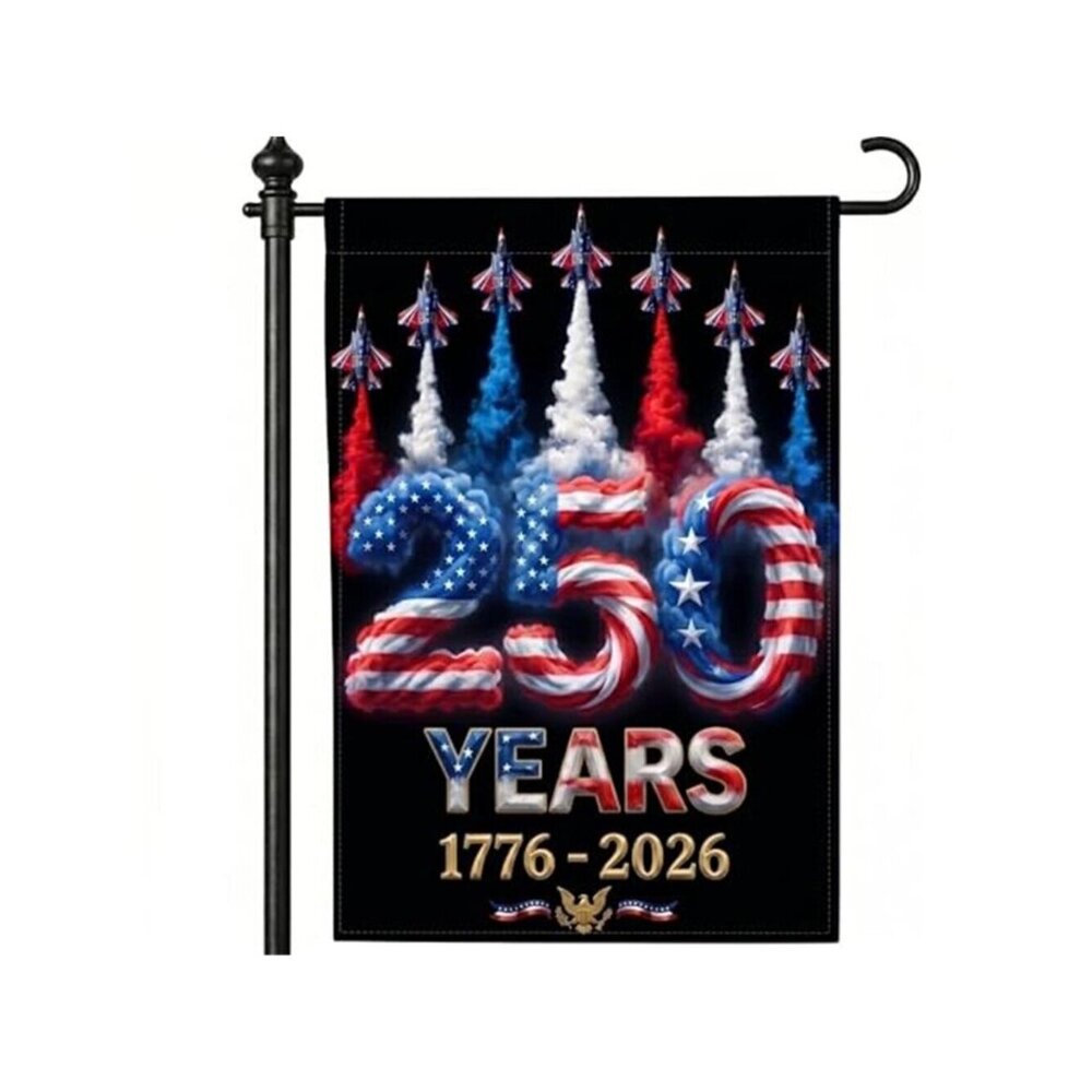 Patriotic Garden Flag 12x18 4th of July Outdoor Decor